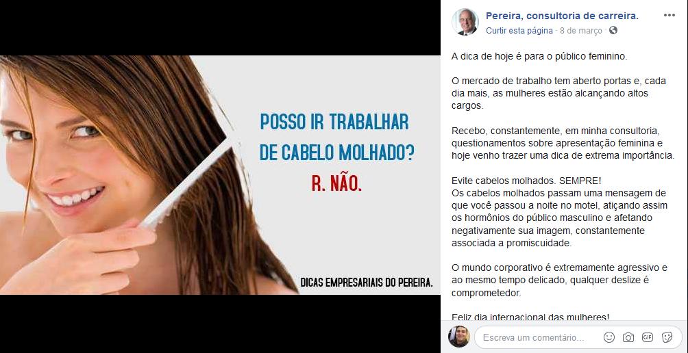 MaurilioBOS's tweet photo. Atenção meninas: Sequem bem o cabelo antes de ir trabalhar para não parecer que passaram a noite num motel e assim atiçar a líbido dos homens. 

Alguém me da um tiro https://t.co/icA0cntbN4