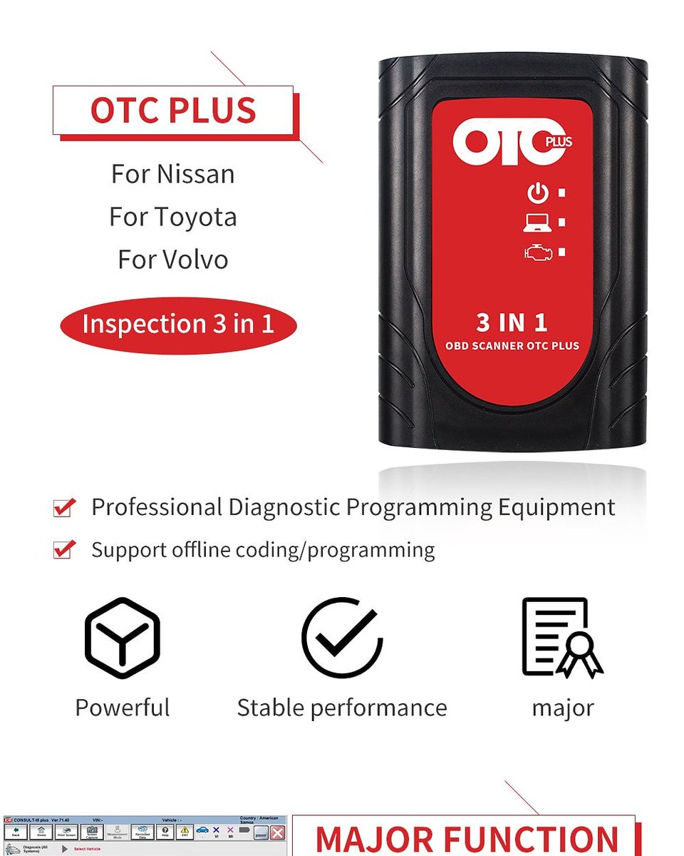 Fiona Lee Otc Plus 3 In 1 Otc Gts Plus Obd Scanner For Toyota Nissan And Volvo Diagnose And Programming With V14 00 018 Toyota Tis Techstream Download Software Whatsapp Wechat 86 Skype Fionalyy Gmail Com T Co