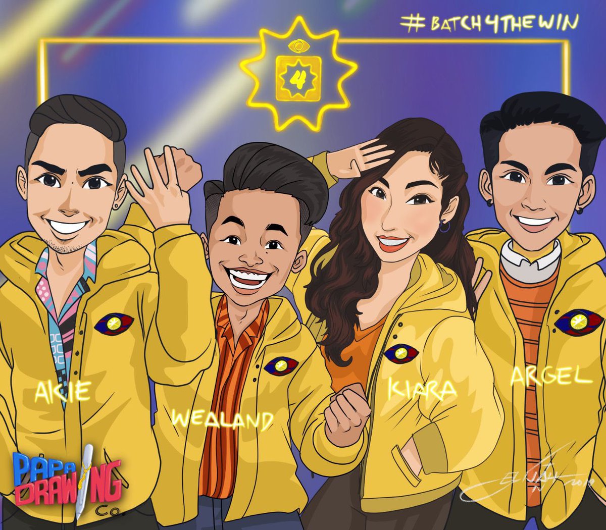PBBabscbn's tweet photo. Team Online! Kung napansin niyo ang mga naggagandahang Big Otso housemate illustrations ng Big Night, gawa ang mga ito ni Elijah, isa sa mga trusted vision mixers ni Direk Jon Moll sa control room (mahahanap niyo siya sa @art_of_elijah_tan sa FB at IG)!

Maraming salam8 Elijah! https://t.co/WEGpWNZgIZ