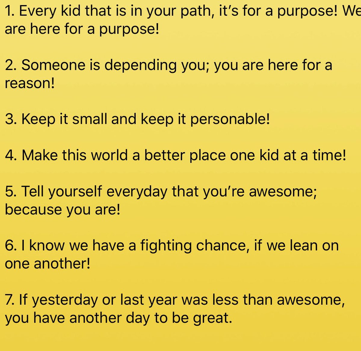 Buckelsd's tweet photo. Some nuggets of inspiration that resonated with me take away from @ProsperISD convocation today...Thanks, @PISDDRW! https://t.co/Q9kCOPccAr