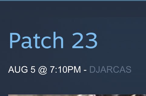 Patch 23 steamcommunity.com/games/630490/a…