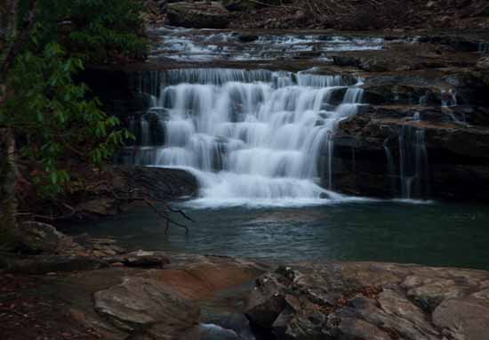 Photo of the falls by the Lilly's.