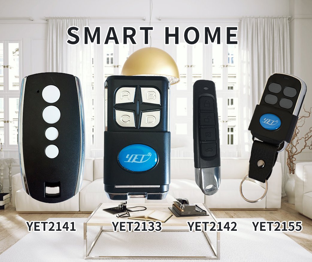 YaoertaiCo's tweet image. 4-button Universal Remote control 
It can control a series of smart homes such as automatic curtains, LED lights, and automatic doors.
Support OEM/ODM customization;
Supports frequencies such as 315/433/868MHZ.
szyet.com
#wirelessremotecontrol #smarthomes