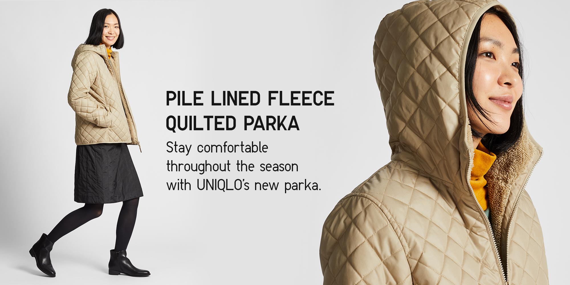 Uniqlo pile lined store fleece parka review