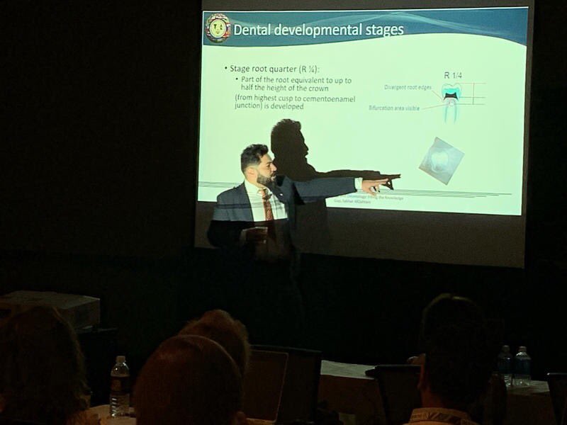 DentifyMe's tweet photo. A HUGE thank you to the International Association of Coroners and Medical Examiners (IACME) for hosting our workshop in Las Vegas, NV.  Odontology and Anthropology, age assessment and mass-fatality/DVI training @ASFOForensicID  @SakherAlQahtani @JoeAdserias #IACME https://t.co/SpA5j3y4Re