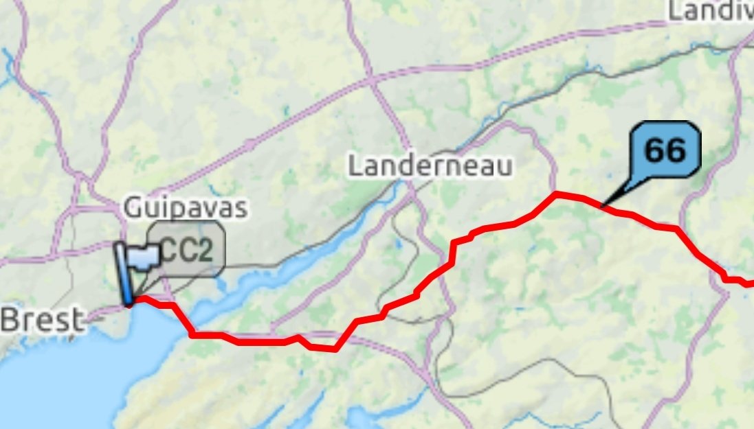 deckertim's tweet photo. Whilst Europe slept. Fiona has carried on riding. She now has just 30km to go. #gogofiona
#TCRNo7cap66 #TCRNo7 https://t.co/Djv4G36Am2