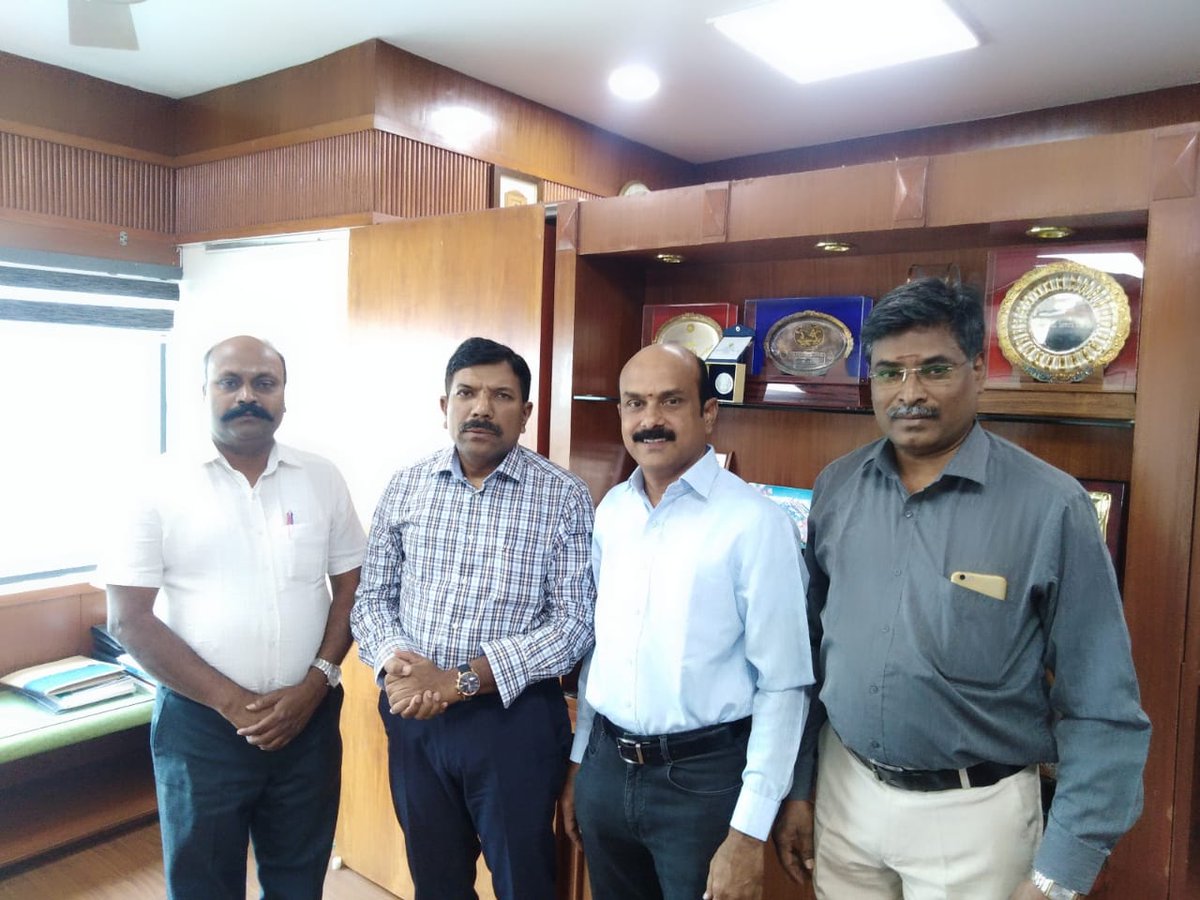 Hostia11's tweet photo. Dear EO's &amp; EC's, Yesterday (2.8.19) meeting with Mr. Muruganatham IAS at Chennai Secretariat from 10 am regarding Trade center and Another Meeting Attended at Chennai sidco office by 3 PM. Regards. R.Vadivelu, Secretary-HOSTIA https://t.co/BgzPsrL6k1