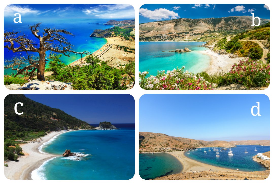 VisitGreecegr's tweet photo. Which is your fav island/beach destination? a)Rhodes b)Kefalonia c)Samos d)Kythnos #visitgreece #ttot #travel https://t.co/5vA0fdW9XL