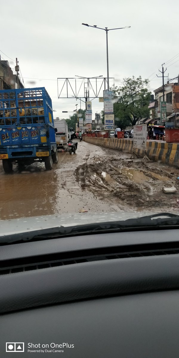 Paras1989's tweet photo. This is the condition of the roads inside the main market of Bulandshahr. This is the condition from last 2 years. Why can't we make a good road here. Worst performance of a MP in our area  @MpDrBholaSingh @CMOfficeUP
@narendramodi @SwachhBharatGov  @aajtak @UPPCBLKO https://t.co/Sl7rOVZYr8