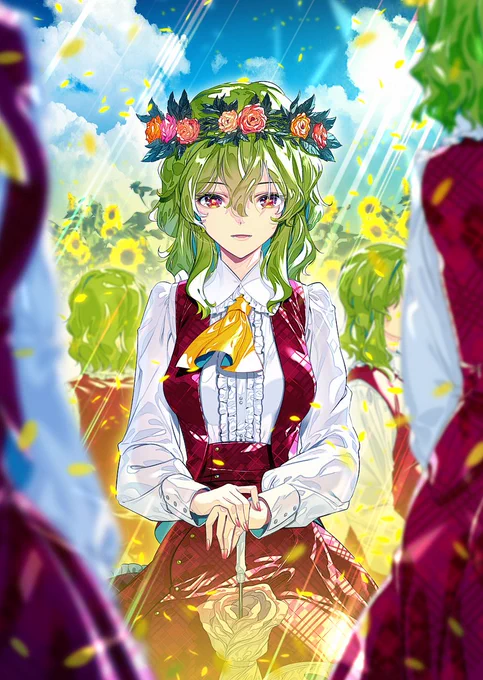 今年の幽香畑は大豊作 #東方 #C96 #風見幽香 https://t.co/vEb7xcnnYm 