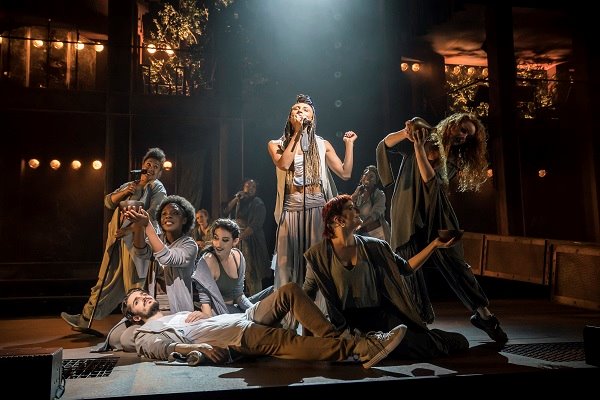 JCS_London's tweet image. Tonight is our @Stagetext captioned performance of #JCS. 

This is captioned live by StageText so that the text runs at the same speed as the actors on stage.

#Access #StageText #Captioned