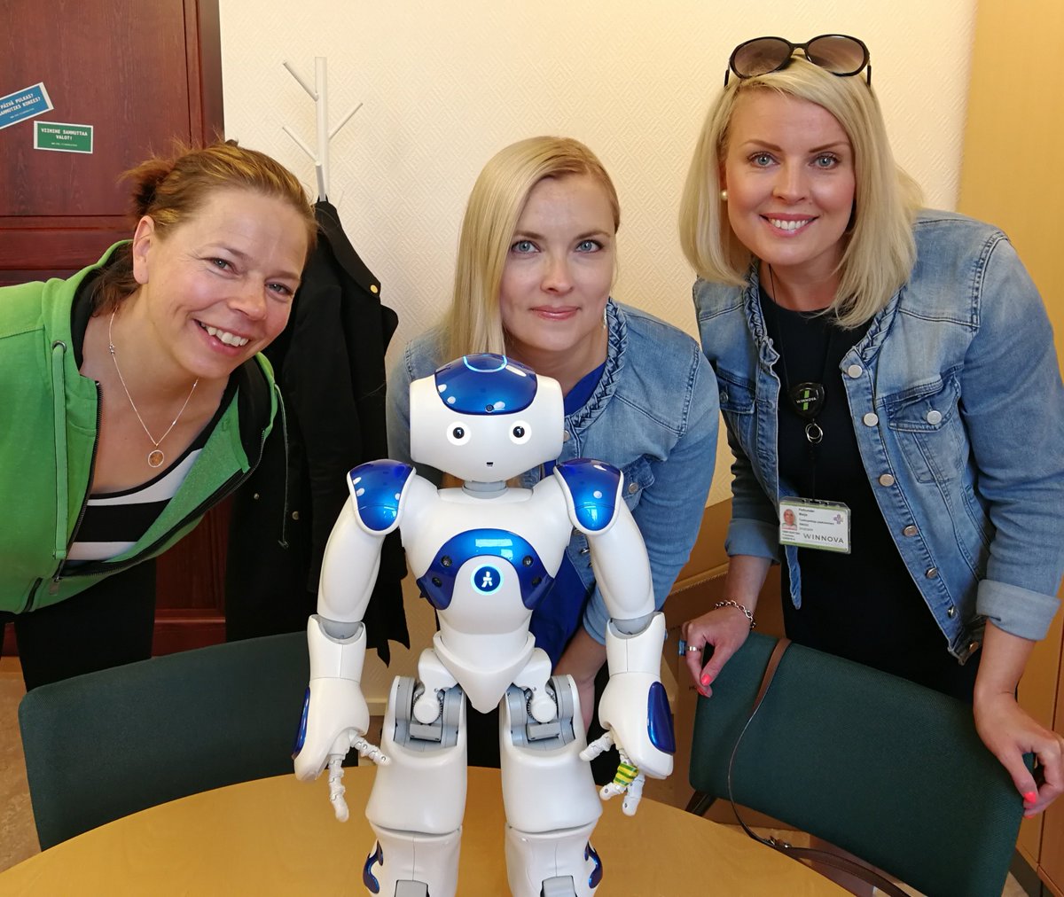 Oli ilo tutustua tänään #Winnova'n väkeen. Ehkä keksitään jotain yhteisiä juttujakin. #robotiikka #yhteistyö