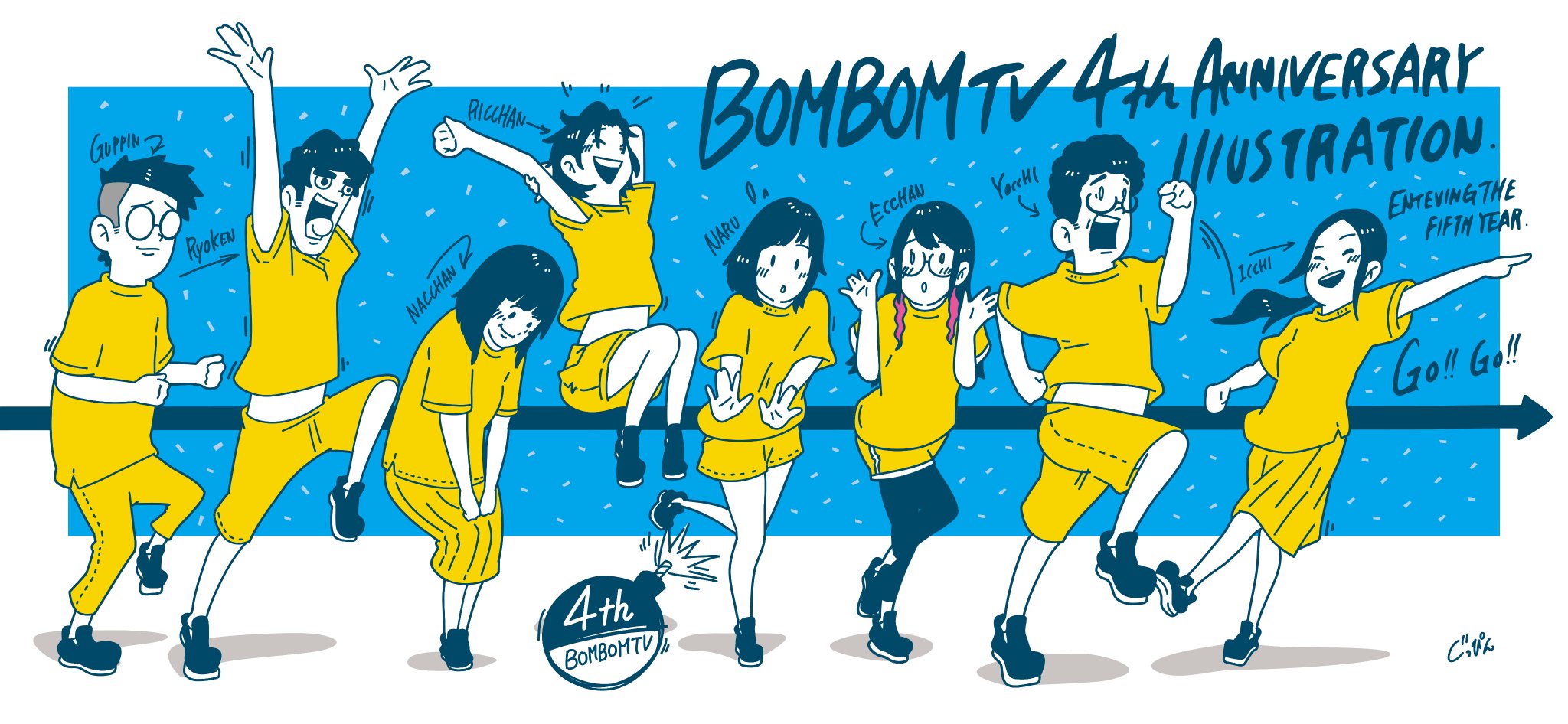 旧ぐっぴんアカ 使ってません ボンボンtv4周年記念イラスト 描きました 生放送でも言ってたけど5年目もゴーゴー って感じで走り抜けますので これからもボンボンをよろしくあたます ボンボンtv4周年 旧ぐっぴんアカ 使ってません ボンボンtv4周年記念イラスト 描きました 生放送でも言ってたけど5年目もゴーゴー って感じで走り抜けますので これからもボンボンをよろしくあたます ボンボンtv4周年