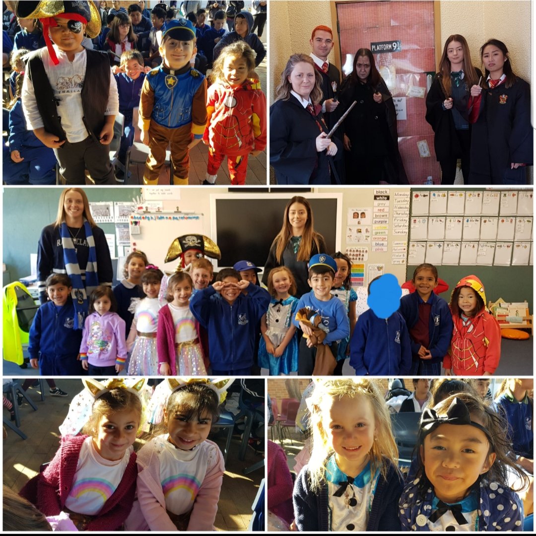 KM had a blast at the Book Parade! The Kindy teachers also got into the spirit. #educationweek #bookparade <a href="/fairvaleps/">FairvalePS</a>
