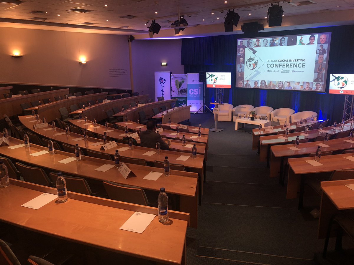 Tshikululu's tweet photo. Welcome the #ssiconference. We are ready to host an information packed day. @FirstRandCSI @AngloAmericanZA https://t.co/iYxrffSKy2