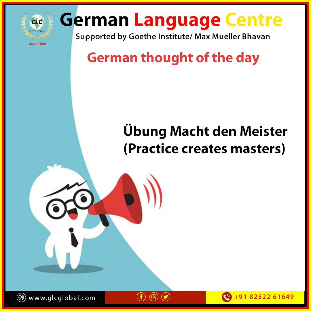 CentreGerman's tweet photo. THOUGHT OF THE DAY!!

#german #bilingualism #thoughtoftheday #germanthoughtofday #learngerman #glcgoglobal #goetheinstitute #maxmuellerbhavan https://t.co/bhAJkdnyMU