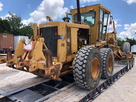 MicoEquipment's tweet photo. This Cat 140G (72V011565)Grader for sale in Texas can be shipped  globally! 
Description:
Ripper, Push block, cab with ac?, 1700 X 24 Tires. Good running machine.
Call: +1 281-531-1515
Email: sam@micoequipment.com
https://t.co/uK1rNTXEhn

#graderforsale  #cat140g  #heavyequipment https://t.co/z46jjRoCy4