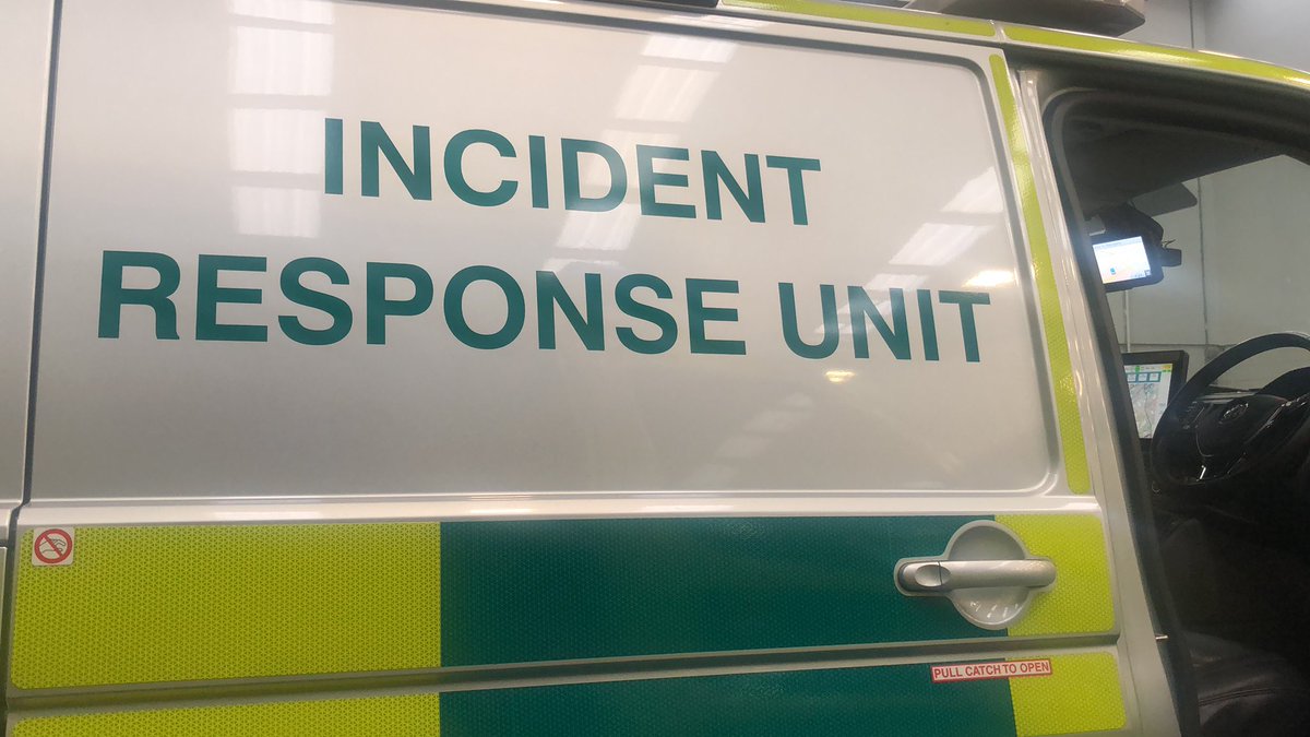 AmboLiam's tweet photo. Booked on ready for another day responding for @EMASNHSTrust
Thankfully we wonโt be attending #whaleybridgedam today as the night team were stood down. #damunbusters #orangeteam #EMASHART https://t.co/qHLWwSP7re