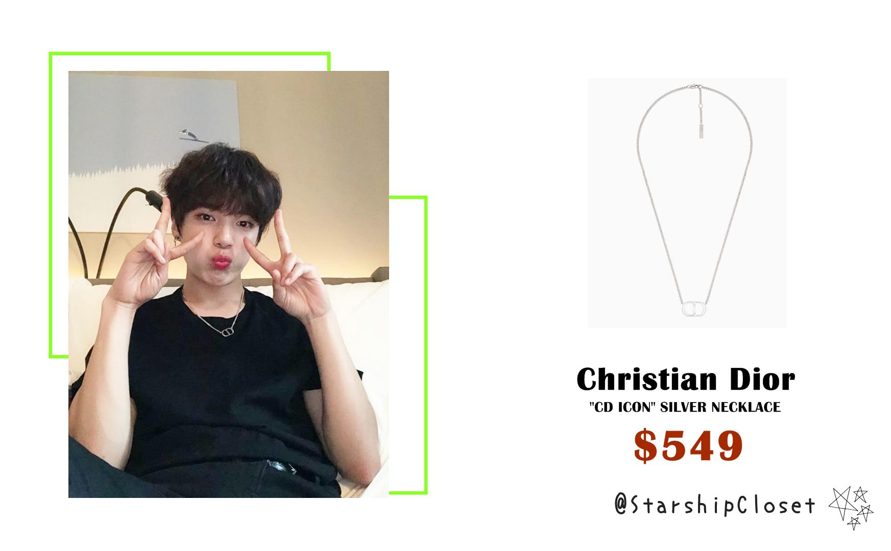 MonstaX Closet on X: 181126 Twitter Update LOUIS VUITTON LV & Me  Necklace, Letter M $480 🎁:yooouun ▶️ #민혁 #MINHYUK  #몬스타엑스 #MONSTA_X #MXCloset_Minhyuk  / X