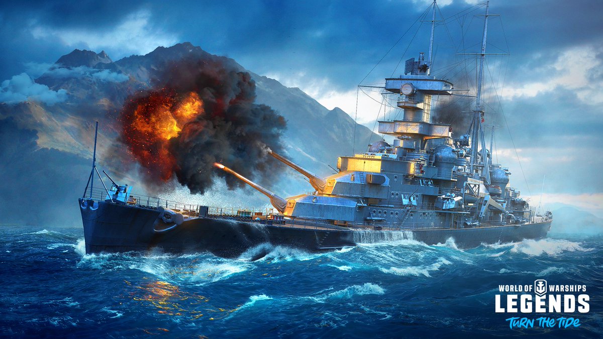 World Of Warships Legends Ahoy Legends For The Great Passion That We Have For Playing Legendary Warships And Our Community We Have Compiled Some Wallpapers With German Cruiser Vii Hipper
