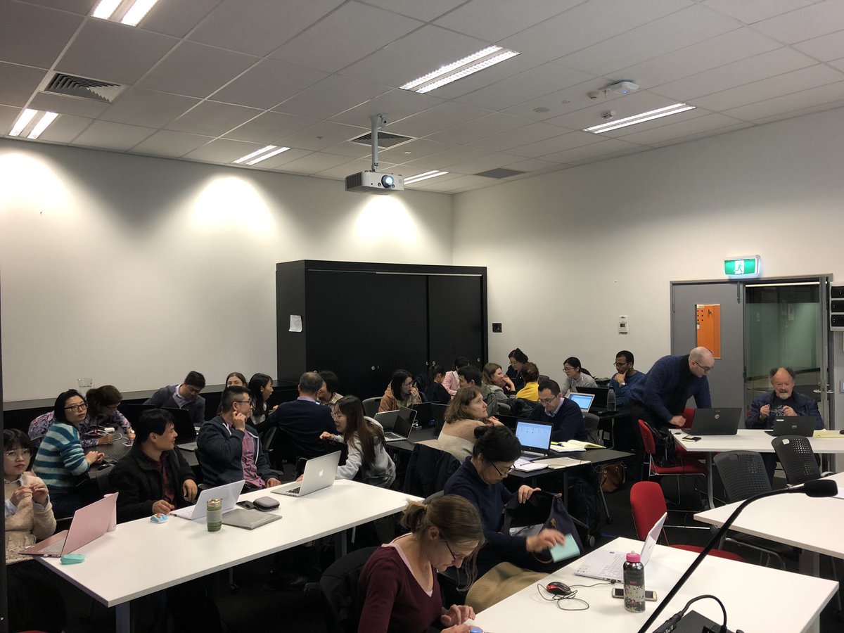 georgiacarrsyd's tweet photo. Full house for @MatteoFuoli’s workshop on UAM Corpus Tool, hosted by the Sydney Corpus Lab @Corpusling https://t.co/nnbvHVMVY5