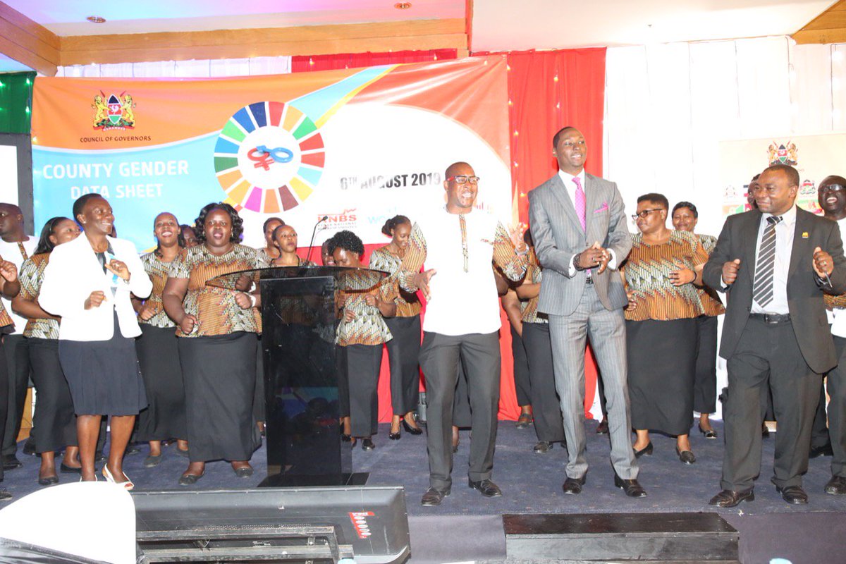The official launch of County Gender Data Sheet by <a href="/KenyaGovernors/">Council of Governors</a>  and <a href="/KNBStats/">KNBStats</a> <a href="/UN_Women/">UN Women</a>