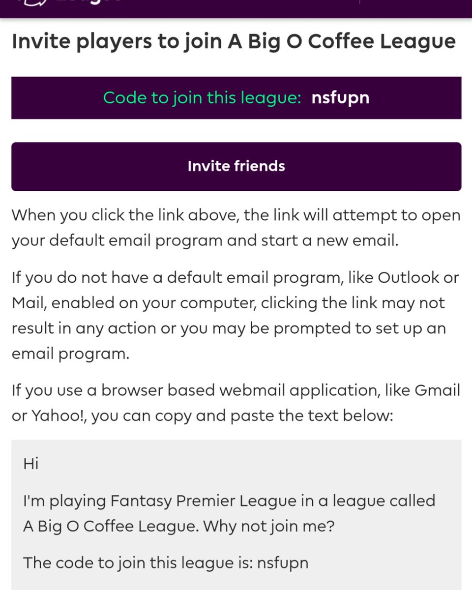 Join #abigocoffee Fantasy Football League Now! 

Prizes for 1st, 2nd &amp; 3rd.

#officialfpl #fantasyfootball #premierleague #coffee #1 #leadership