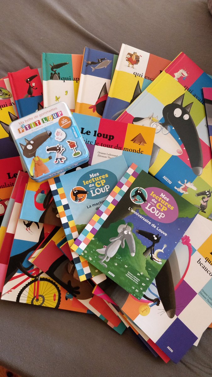 titepaprika's tweet image. Préparations pour ma classe de CP projets autour du Loup de auzou que j affectionne particulièrement !!! #auzou #loup @editionsauzou  #classe #cp #ptitloup