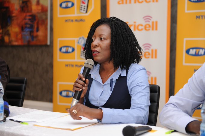 buy Africell airtime and data bundles using mtn momo