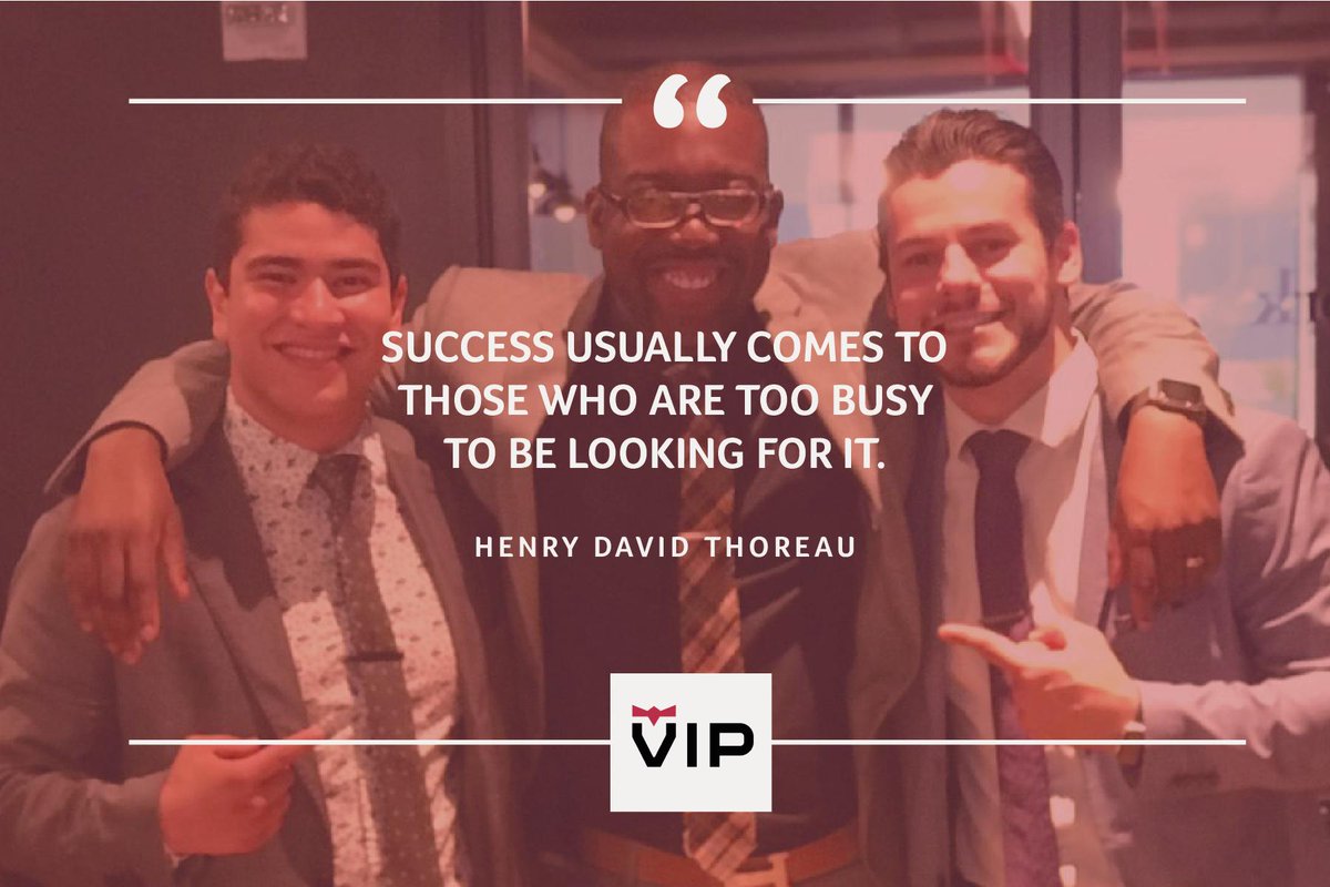 vg_acquisitions's tweet photo. "Success usually comes to those who are too busy to be looking for it" - Henry David Thoreau.
This resonates with us here at VIP Marketing. We believe in working hard, smart and being busy. Success will find you one way or another.
#inspiration #motivation #sticktoyourgoals https://t.co/8TCj01xCBp