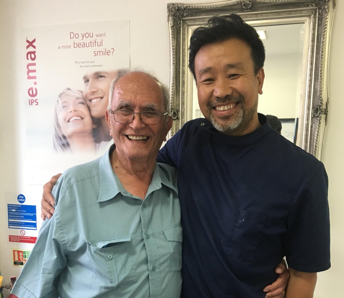 Another #happy #denture customer  in the surgery this morning to bring our #freeyoursmile campaign to a happy close. Lot's more to come as we all power through #summer19