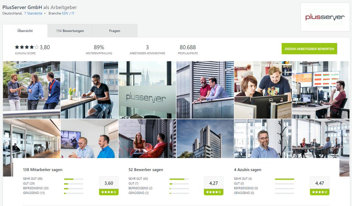 ullinobis's tweet image. Mit unseren Marken #PlusServer und #Nimblu sind wir einer der führenden deutschen #ManagedCloudServiceProvider. Auf dem #Hostingmarkt sind wir bereits seit rund 20 Jahren aktiv. Lerne jetzt PlusServer als #Arbeitgeber kennen! 👉 bit.ly/2GS26hQ