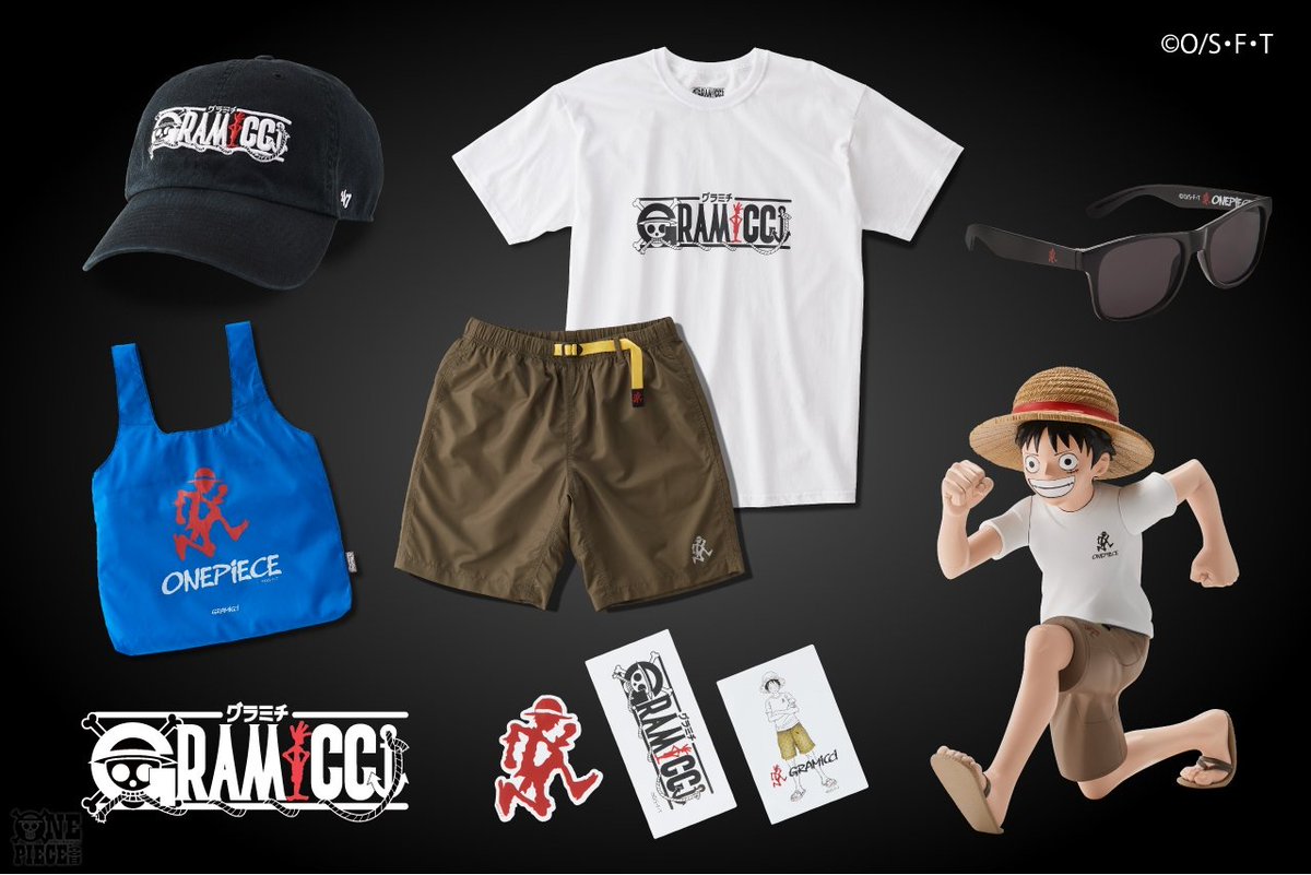 One Piece Com ワンピース ニュース アメリカンブランド グラミチ と One Piece のコラボ商品が登場 Onepiece T Co Bwjkxfhrah