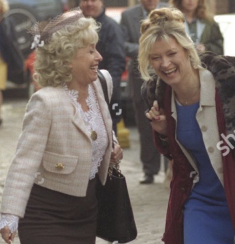 Happy Birthday Dame Barbara Windsor! (Gillian and Babs filming April, 24th 1997!) 