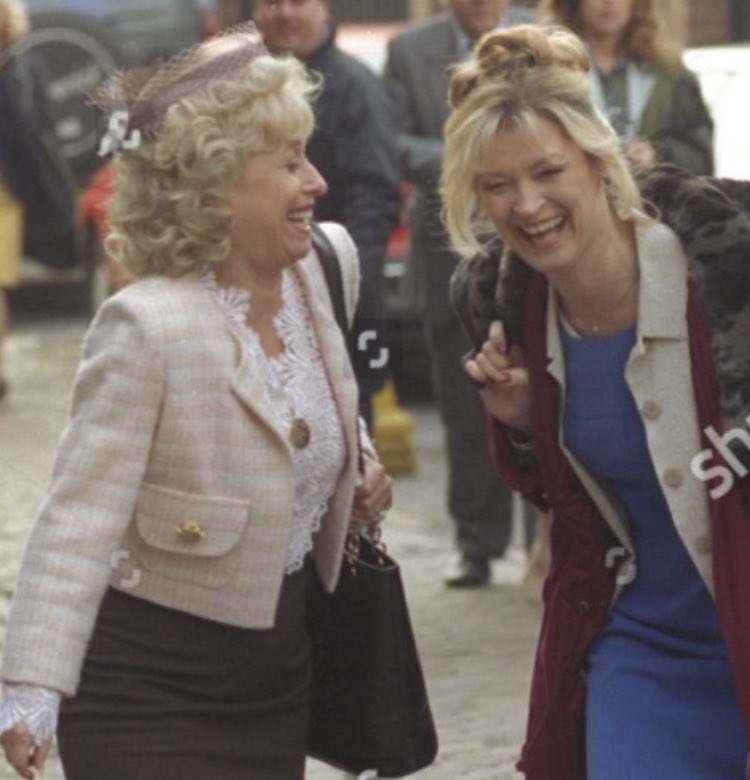 Happy Birthday Dame Barbara Windsor! (Gillian and Babs filming April, 24th 1997!) 