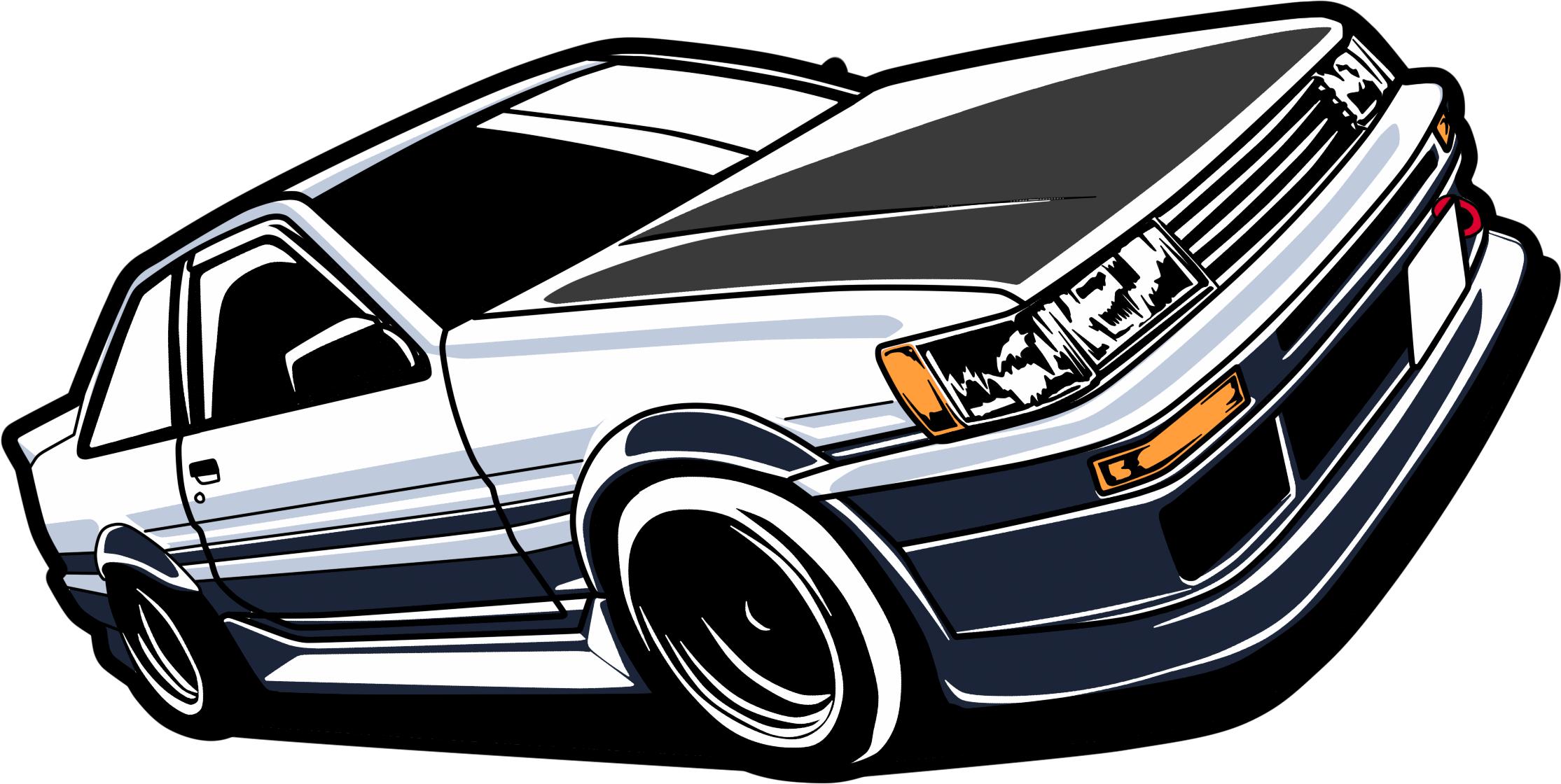 葉月ねこ 個人依頼停止中 Ae86の日 らしいので 過去イラスト再掲 Ae86って可愛くもあって かっこ良くもある バランスの取れたそんな所が大好きだったりします T Co Y2jj9qlxzn Twitter