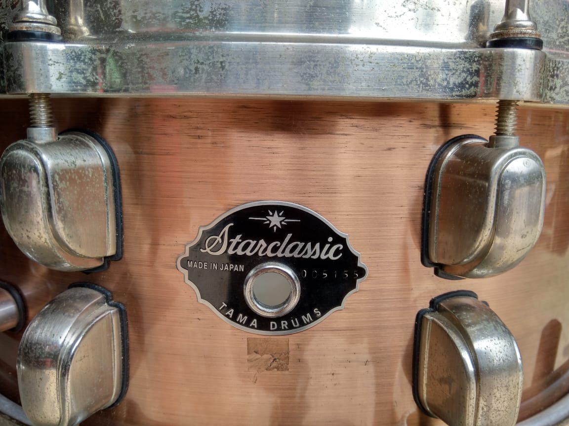 DrumInclude's tweet photo. @DrumBagus Snare tama star classic coper made in japan ukuran 14x5,5 include gigbag | 081282726182 https://t.co/dPSSy2hnV2