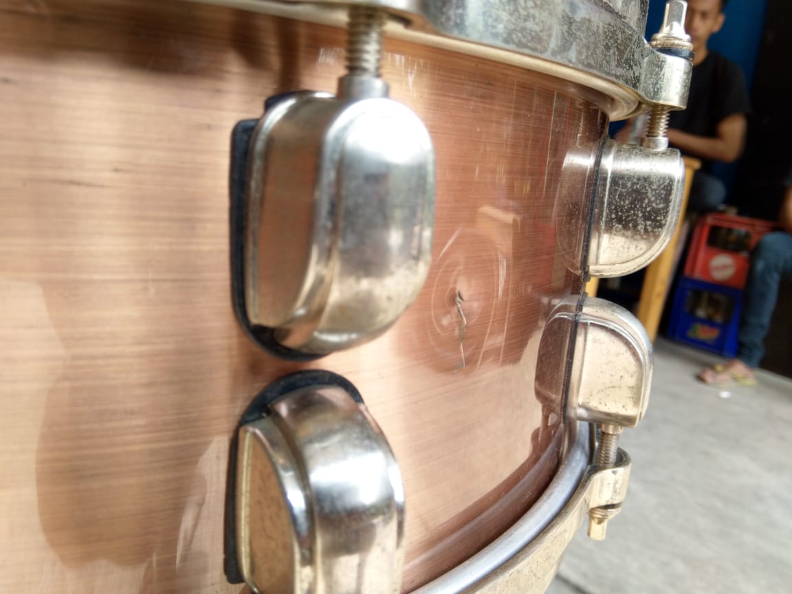 DrumInclude's tweet photo. @DrumBagus Snare tama star classic coper made in japan ukuran 14x5,5 include gigbag | 081282726182 https://t.co/dPSSy2hnV2