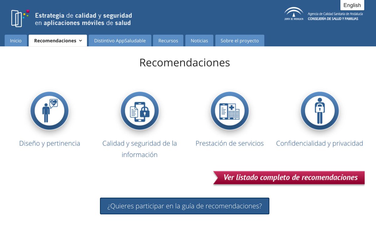 De la teoría a la práctica: hoy metidos de lleno con la guía de recomendaciones de <a href="/calidadACSA/">Agencia de Calidad Sanitaria de Andalucía</a> sobre certificación de #appsalud  para acreditar #SalusOne📱Abro hilo para iros contando los avances... ⏬