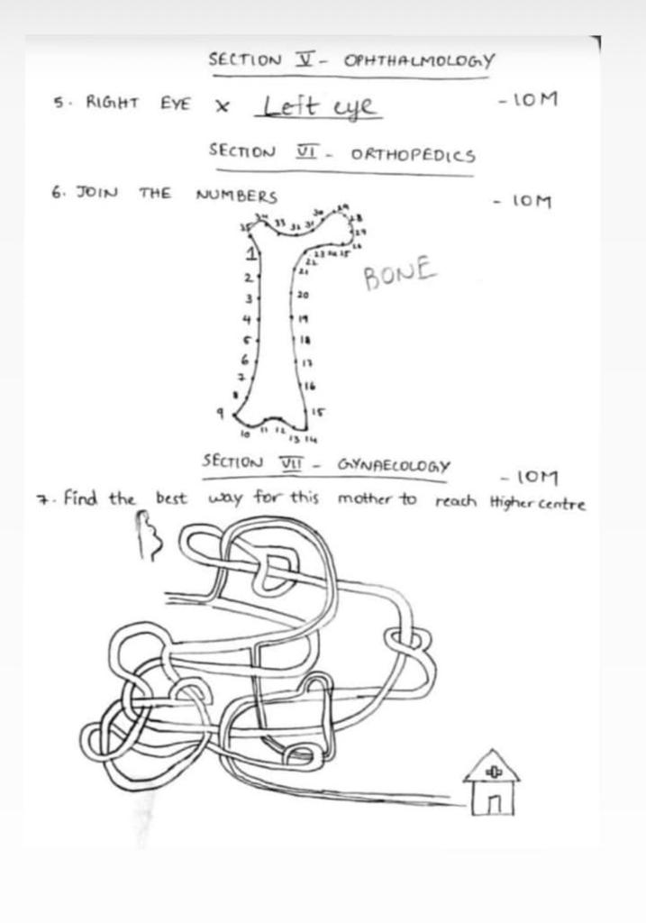 PmcTn's tweet photo. Bridge course exm pattern... Wtf😑#SayNoToNMCbill https://t.co/zwUcK6Rg2x