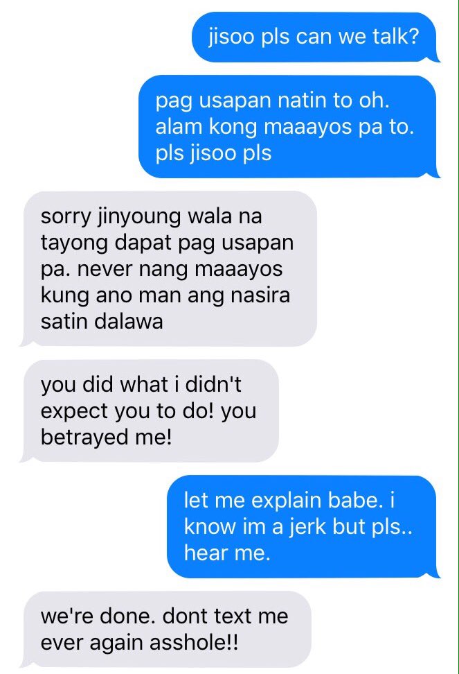 jisoo x jinyoung convo