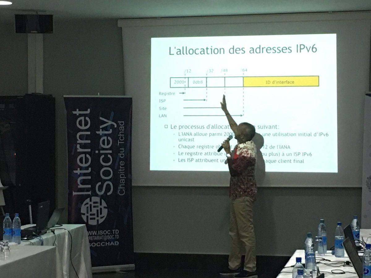 ISOCTCHAD's tweet photo. #tchad adressages Ip @AFRINIC @mhonlue @abbabrice #Ipv6 @michukis @nk_ghislain @tigotchad @VictorNdonnang #Tchadix #adjib https://t.co/RQGoX91n7V