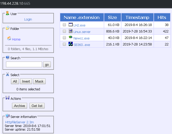 peppermalware's tweet photo. #opendir #malware #gh0st #pcrat

http://198.44.228.]10:665/

LH2.exe: https://t.co/H9oqEe8f8L https://t.co/s0BvdWFrag
