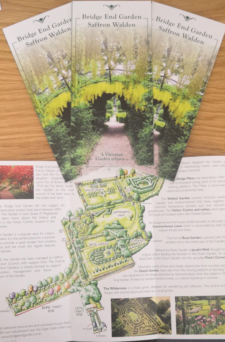 swtic's tweet photo. New Bridge End Garden leaflet now in. Superbly designed by @PhotographyFP and printed by @PDCSAFFRON #localeffort #communityproject https://t.co/fC0EUw2qoe