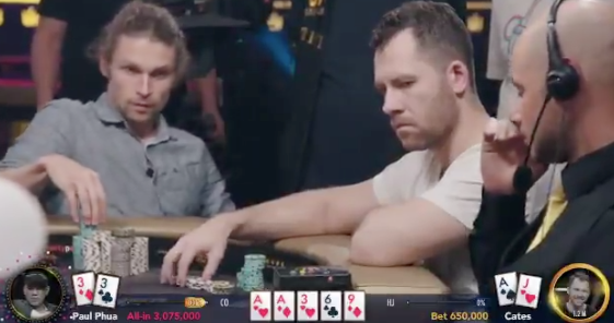 enPokerStrategy's tweet photo. Insane fold yesterday from @junglemandan https://t.co/gGC8yhLJI2 https://t.co/Tn1s5xDgml