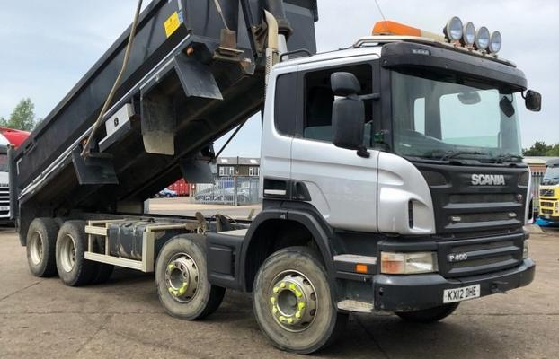 2012 P400 8X4 TIPPER MANUAL GEARBOX, STEEL TIPPER BODY ELECTRIC SHEET dlvr.it/R9lYVD