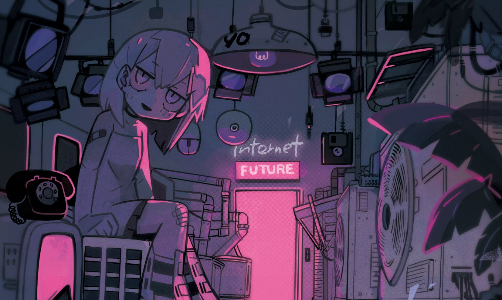 寺田てら على تويتر ヒトマスモドル 00unit さんの夏コミ新作に退廃的インターネットなイラストを描き下ろさせていただきました Psyqui Psyqui さんの曲もついてゲストもとても豪華で最高の作品なので8 12南サ 13ab にみんなレッツゴーだよ T Co