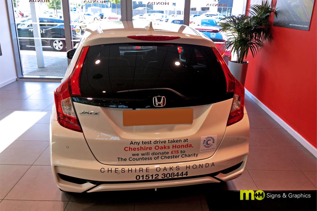 MMSignsGraphics's tweet image. New Jazz livery fitted at Holdcroft Honda Cheshire Oaks.
Brand awareness always makes a statement. 😎

@Holdcroft_Group  @Metamarkuk 
#Holdcroft #BrandAwareness #Metamark