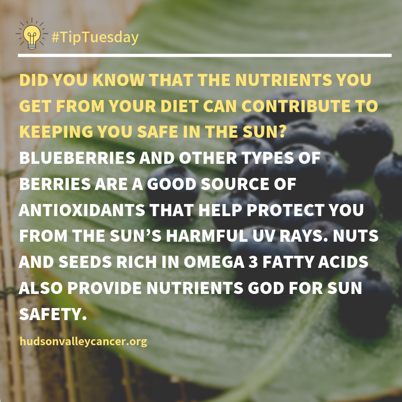 Since August is Summer Sun Safety month, we’ll be providing you with sun safety tips every #TipTuesday !
For more info about today's tip: culinarynutrition.com/top-foods-for-…