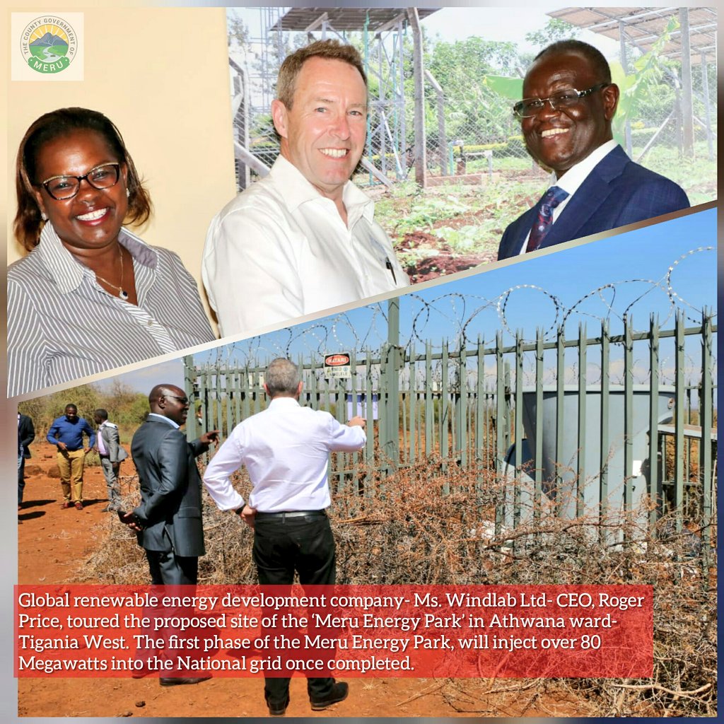 Meru_county's tweet photo. One of the windiest cities in the world, Boston city, has wind speeds of approx. 5.4m/s. Athwana Ward has wind speeds of 9m/s And this is what @Windlab hope to tap to benefit the local community and Kenya as a whole...https://t.co/kU07IR9B49 https://t.co/yFWWucdQWs